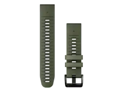 Garmin Uhrenarmband QuickFit® 22mm, Silikon, Moosgrün/Graphit