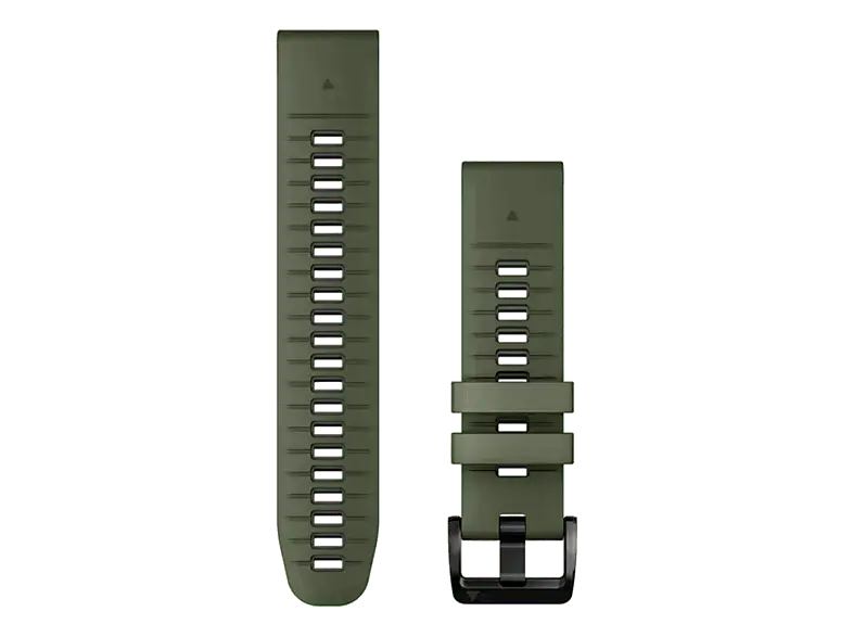 Garmin Uhrenarmband QuickFit® 22mm, Silikon, Moosgrün/Graphit