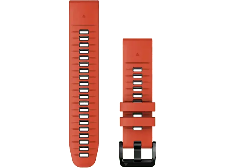 Garmin Uhrenarmband QuickFit® 22mm, Silikon, Flammenrot/Graphit