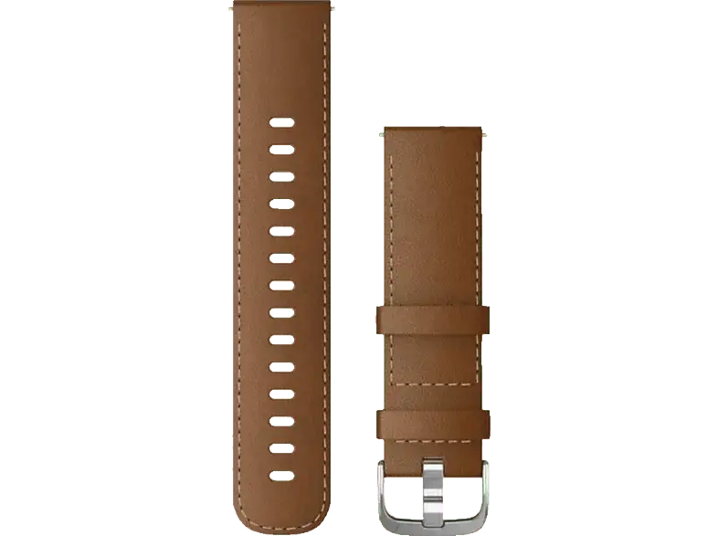 Garmin Schnellwechsel-Armband 22mm, Italienisches Leder, Braun