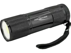 Ansmann Taschenlampe Action COB LED, Schwarz