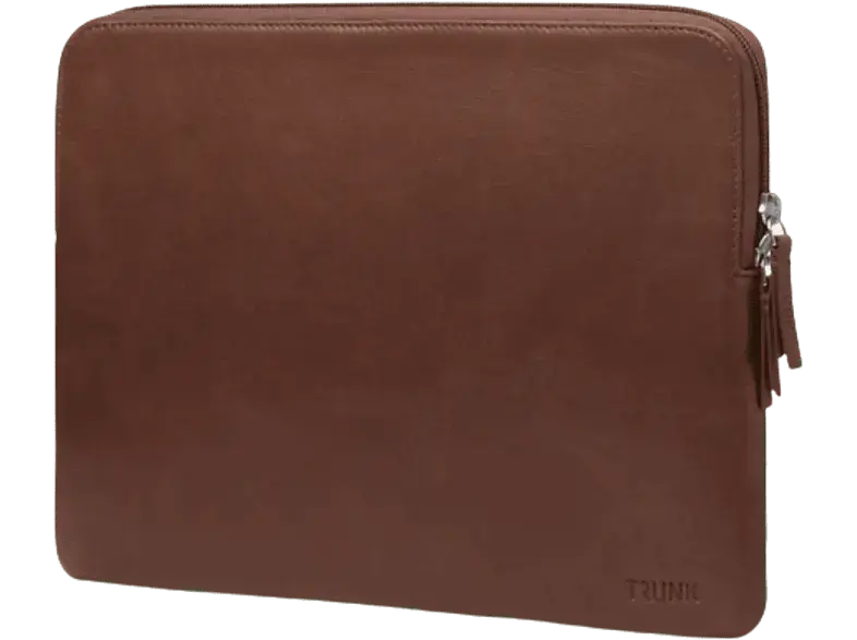 TRUNK Notebook Leder Sleeve für Apple MacBook Pro 13", Braun; Notebook Hülle