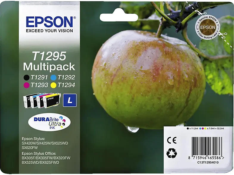 EPSON Apfel, T1295, C13T12954012; Tintenpatrone