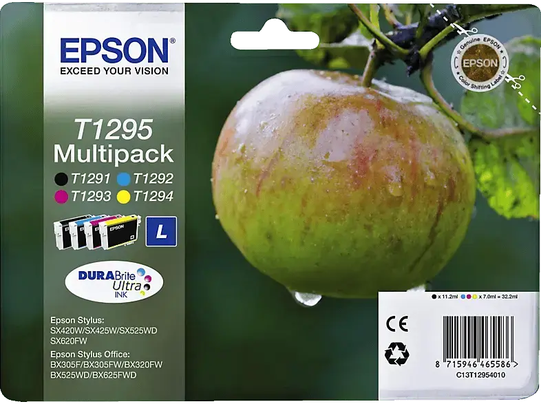 EPSON Apfel, T1295, C13T12954012; Tintenpatrone