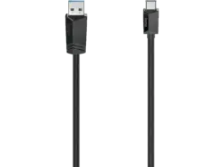 HAMA USB-C-Kabel USB-A-Stecker - USB-C-Stecker, USB 3.2 Gen2, 10 Gbit / s, 1,00 m