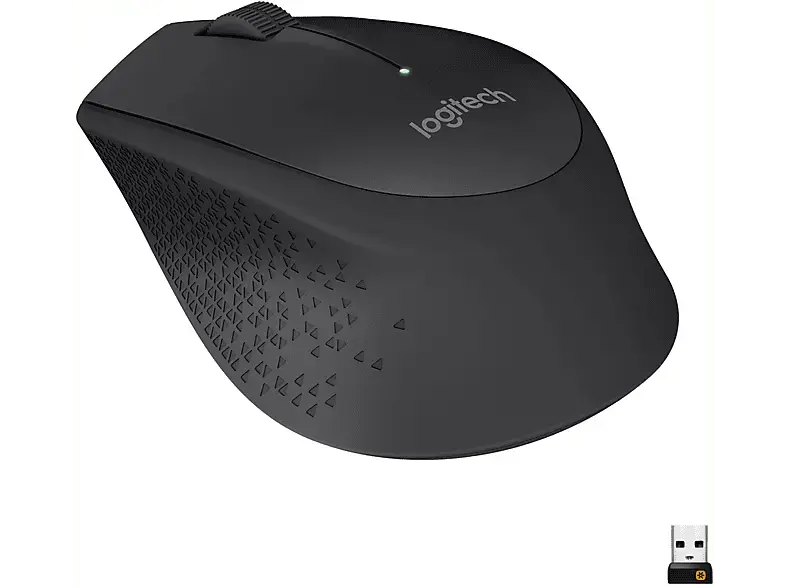 LOGITECH M280 Kabellose Maus, USB-Empfänger, Schwarz; PC Maus