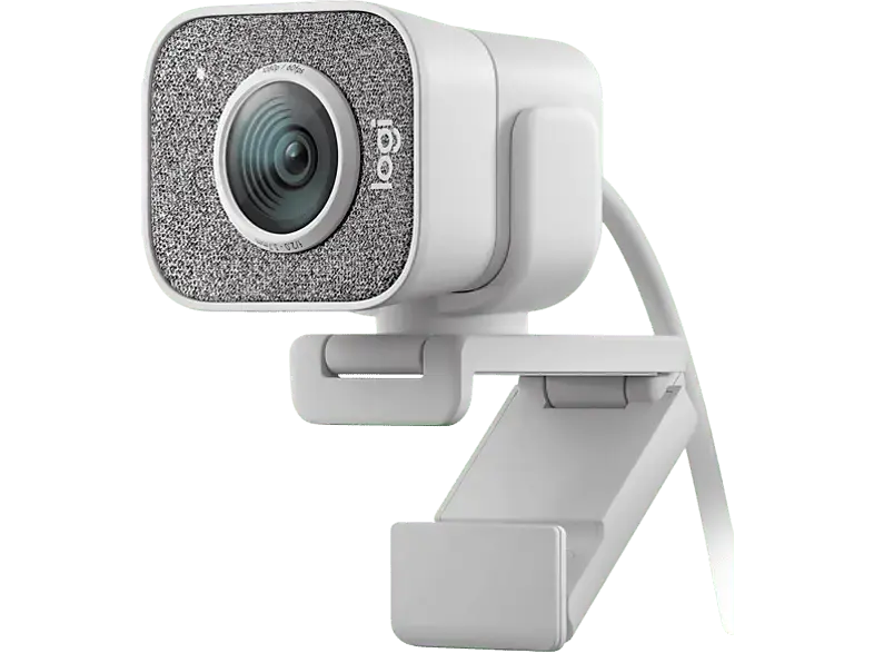 LOGITECH StreamCam Full-HD-Webcam mit USB-C für Live-Streams und Content, USB, Weiß
