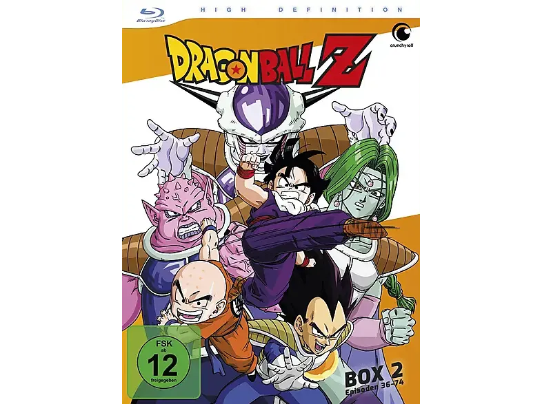 Dragonball Z - TV-Serie Box 2 (Episoden 36-74) [Blu-ray]