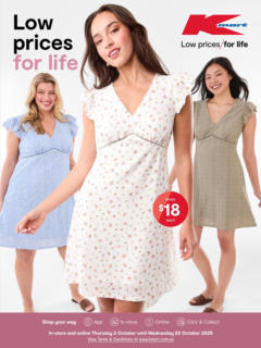 Preview of Kmart - Low Prices for Life - valid from 01.10.2025