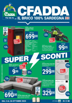 Anteprima del volantino CFadda - Super sconti Ottobre valido a partire dal 02.10.2025