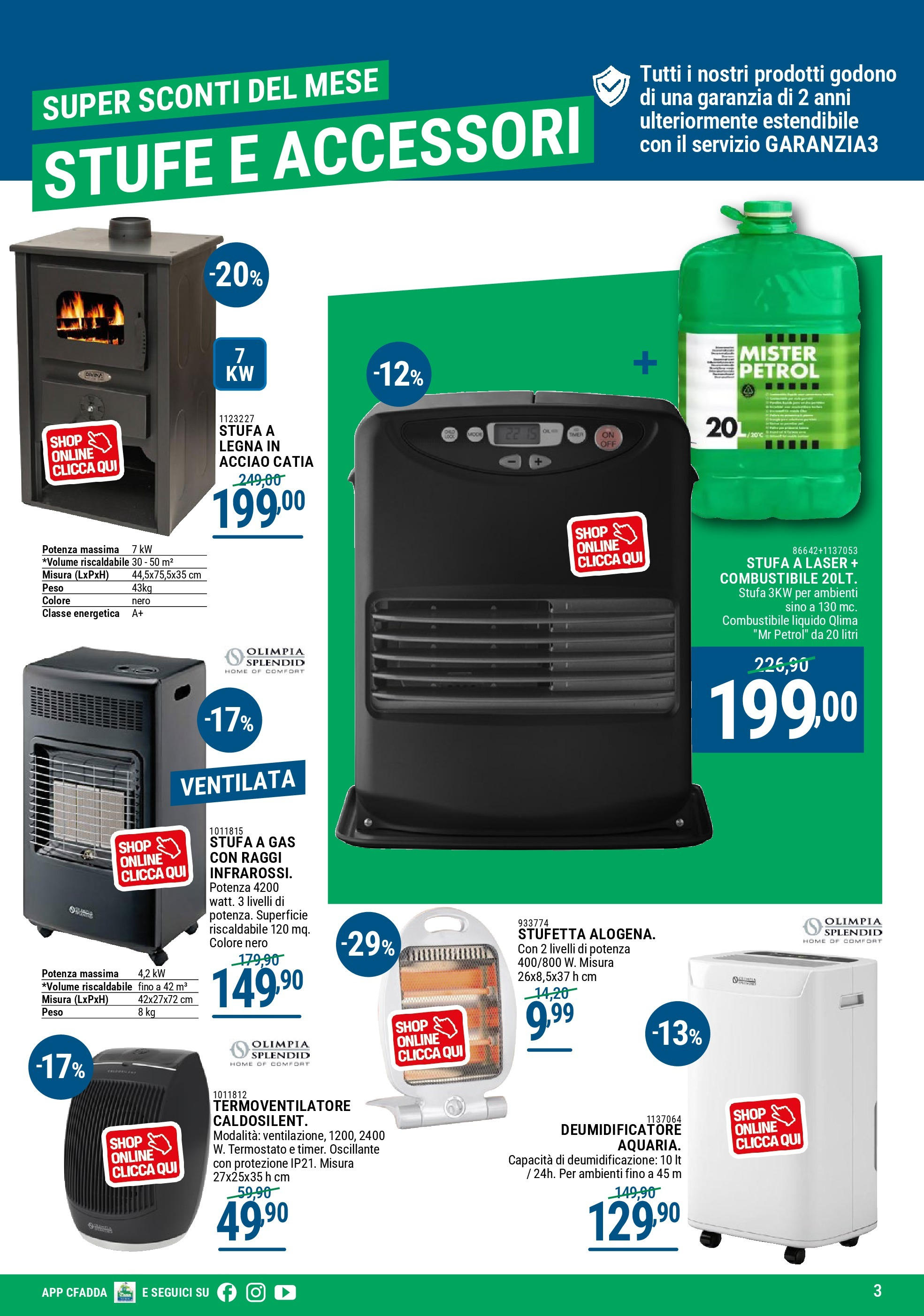 Nuovo CFadda - Super sconti Ottobre dal 02/10/2025 > offerte anteprima 🛍️ | Pagina: 3 | Prodotti: Deumidificatore, Stufa, Stufa a gas