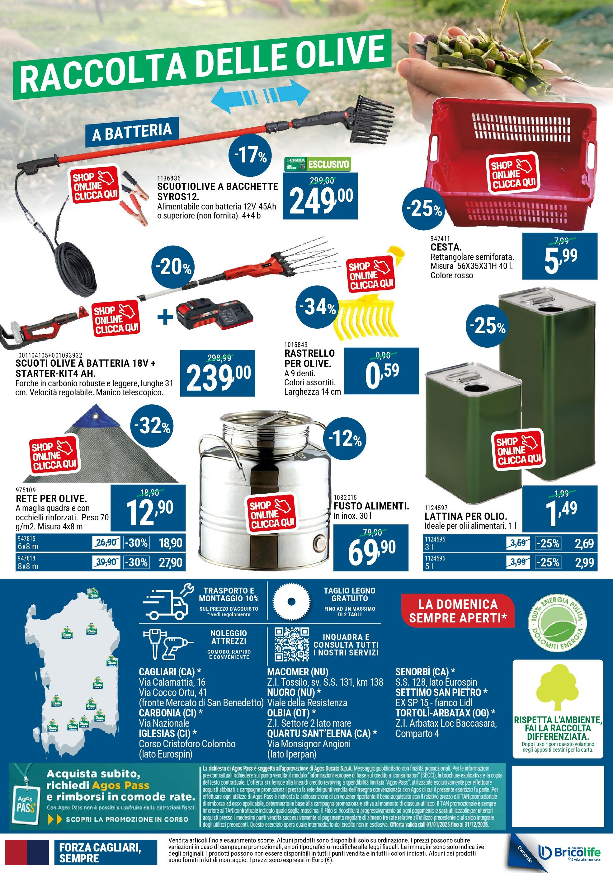Nuovo CFadda - Super sconti Ottobre dal 02/10/2025 > offerte anteprima 🛍️ | Pagina: 16 | Prodotti: Olive, Rastrello, Cocco, Batteria