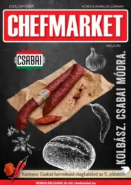 Chef Market újság érvényessége 2025.10.31-ig
