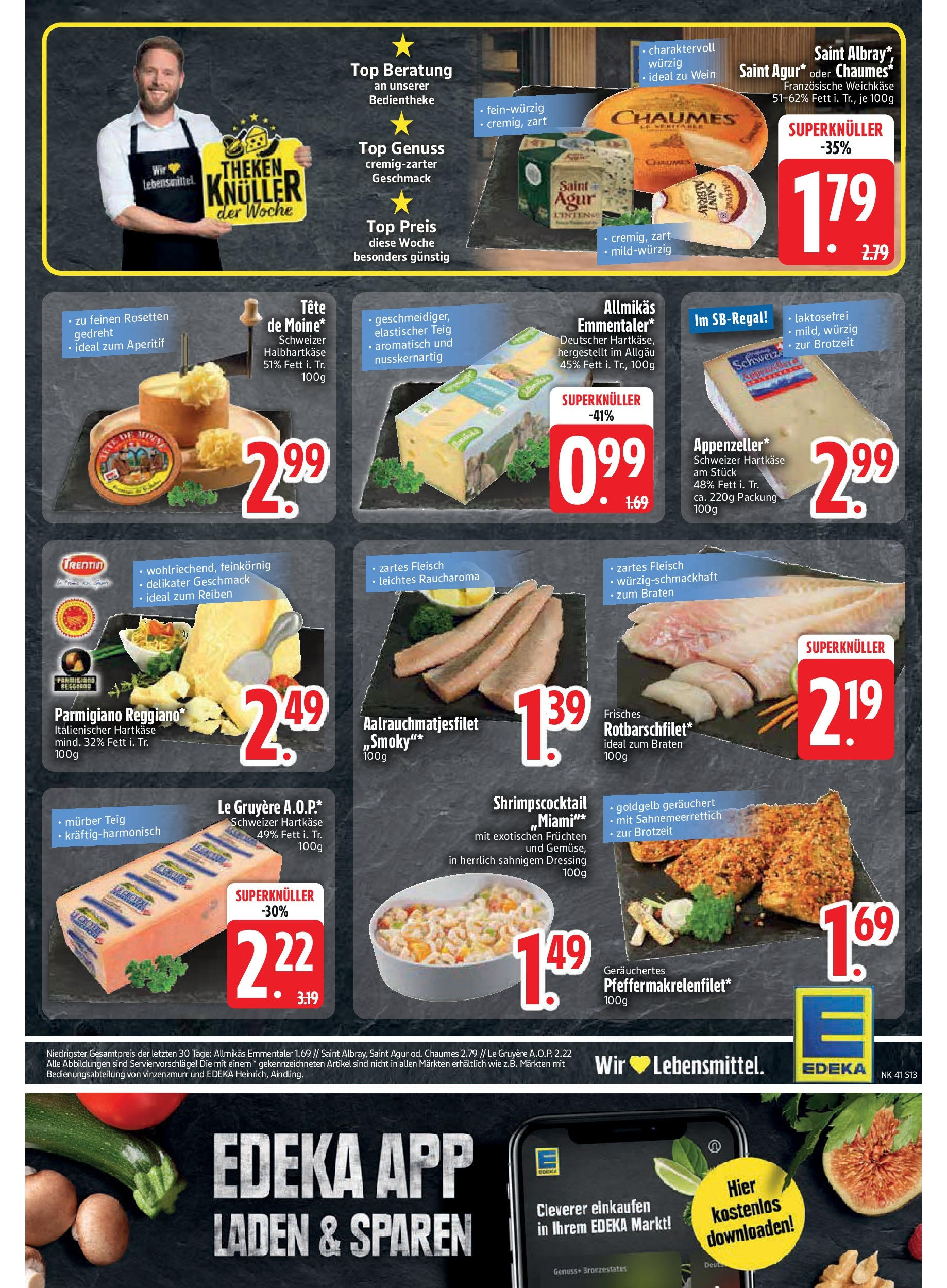 Edeka prospekt Murnau	 (ab 06.10.2025) » Angebote Online | Seite: 13 | Produkte: Top, Dressing, Wein, Fleisch