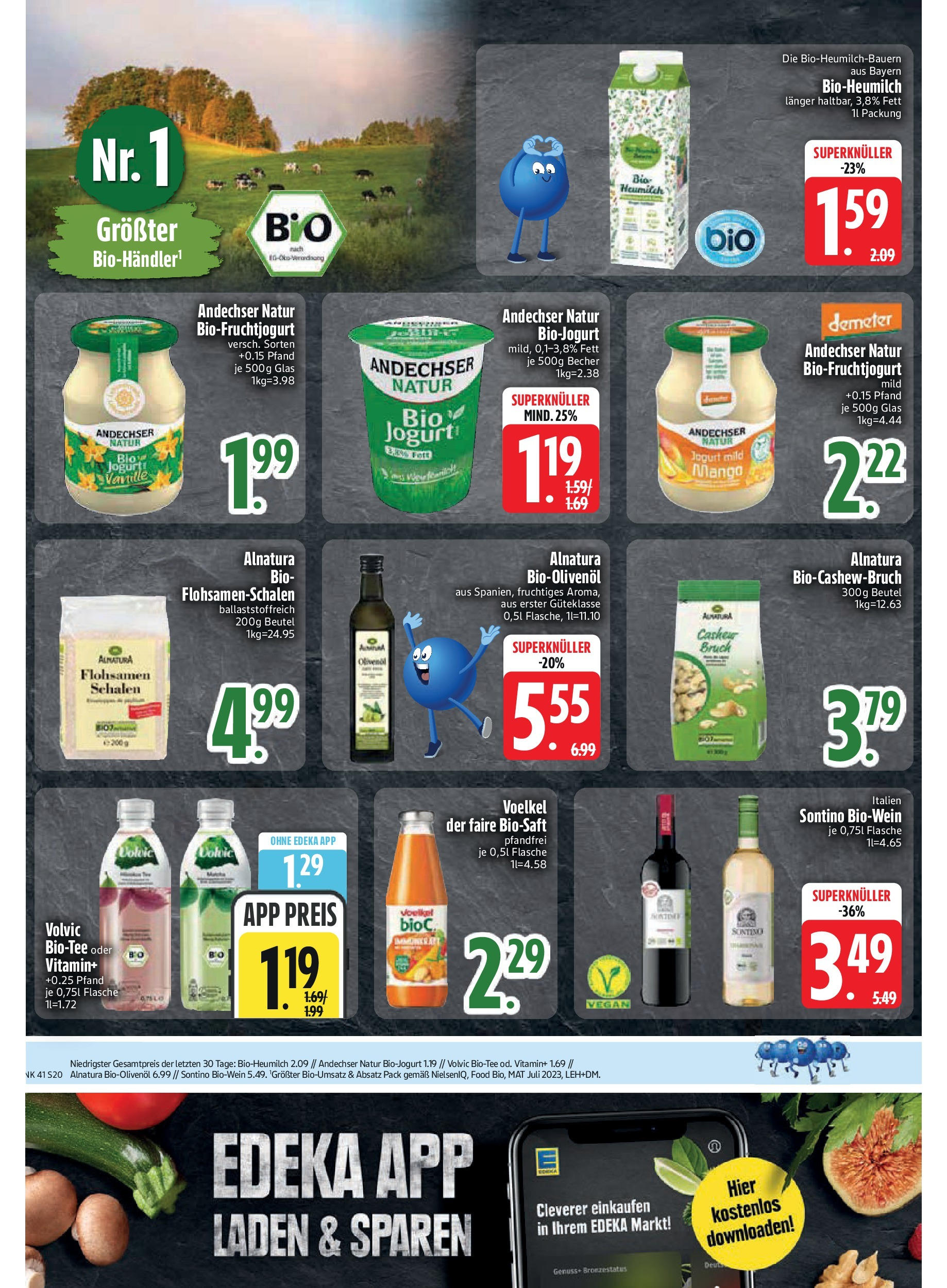 Edeka prospekt Murnau	 (ab 06.10.2025) » Angebote Online | Seite: 20 | Produkte: Olivenol, Mango, Volvic