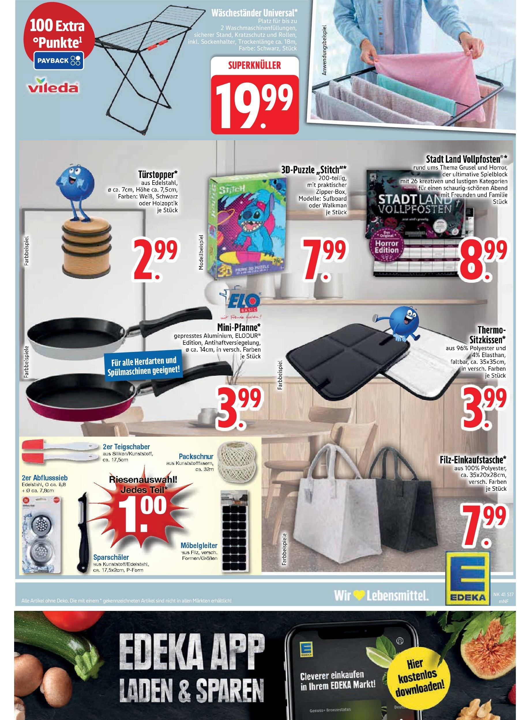 Edeka prospekt Markt Schwaben	 (ab 06.10.2025) » Angebote Online | Seite: 17 | Produkte: Waschestander