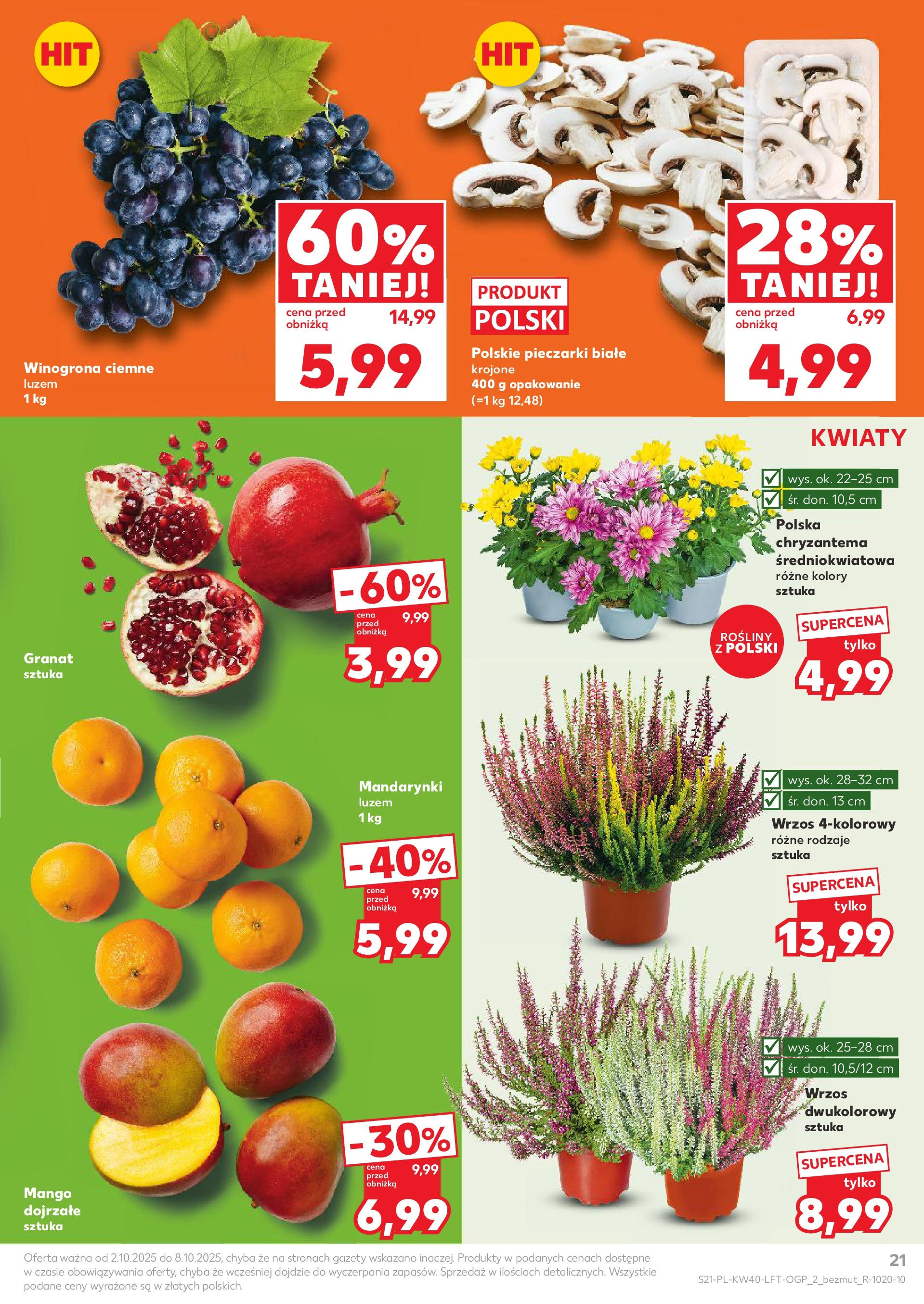 Kaufland gazetka od 02.10.2025 - od jutra PDF | Strona: 21 | Produkty: Mięso, Boczek wieprzowy, Boczek, Gulasz