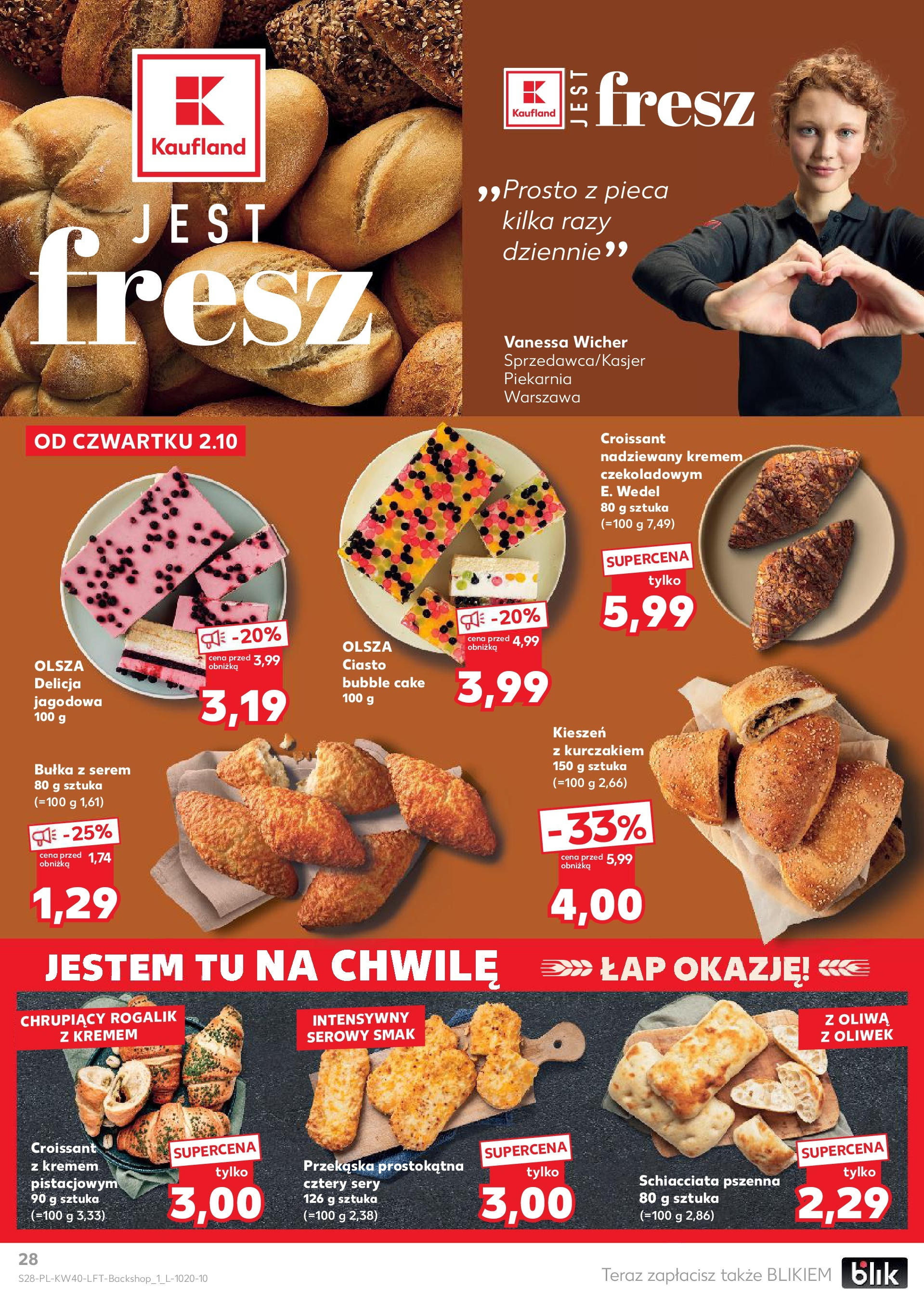 Kaufland gazetka od 02.10.2025 - od jutra PDF | Strona: 28 | Produkty: Karta, Kurczak, Schab, Wołowina