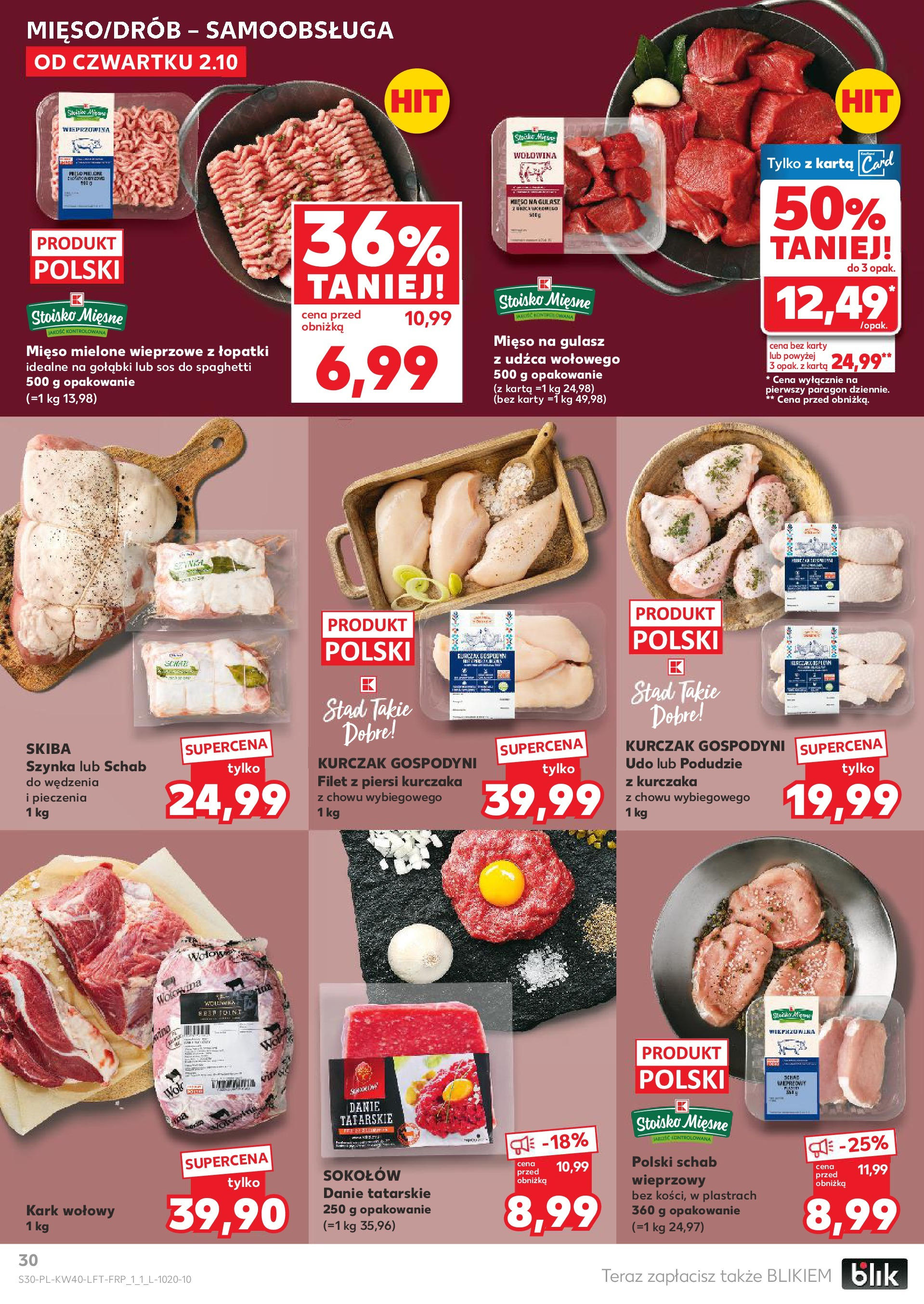 Kaufland gazetka od 02.10.2025 - od jutra PDF | Strona: 30 | Produkty: Mleko w proszku, Mleka, Mleko kozie, Mleko