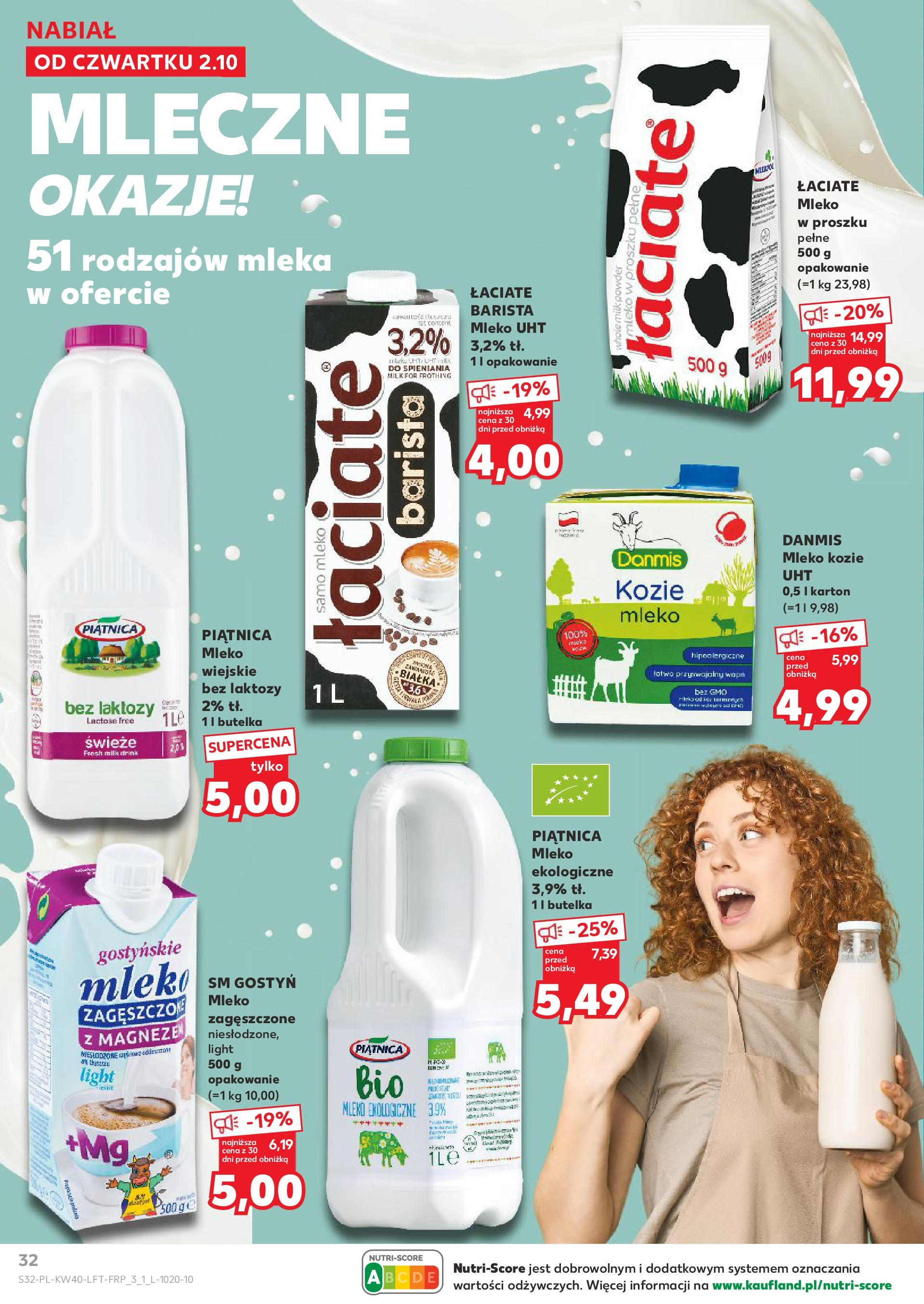 Kaufland gazetka od 02.10.2025 - od jutra PDF | Strona: 32 | Produkty: Warzywa na patelnie, Patelnie, Paluszki, Pizza