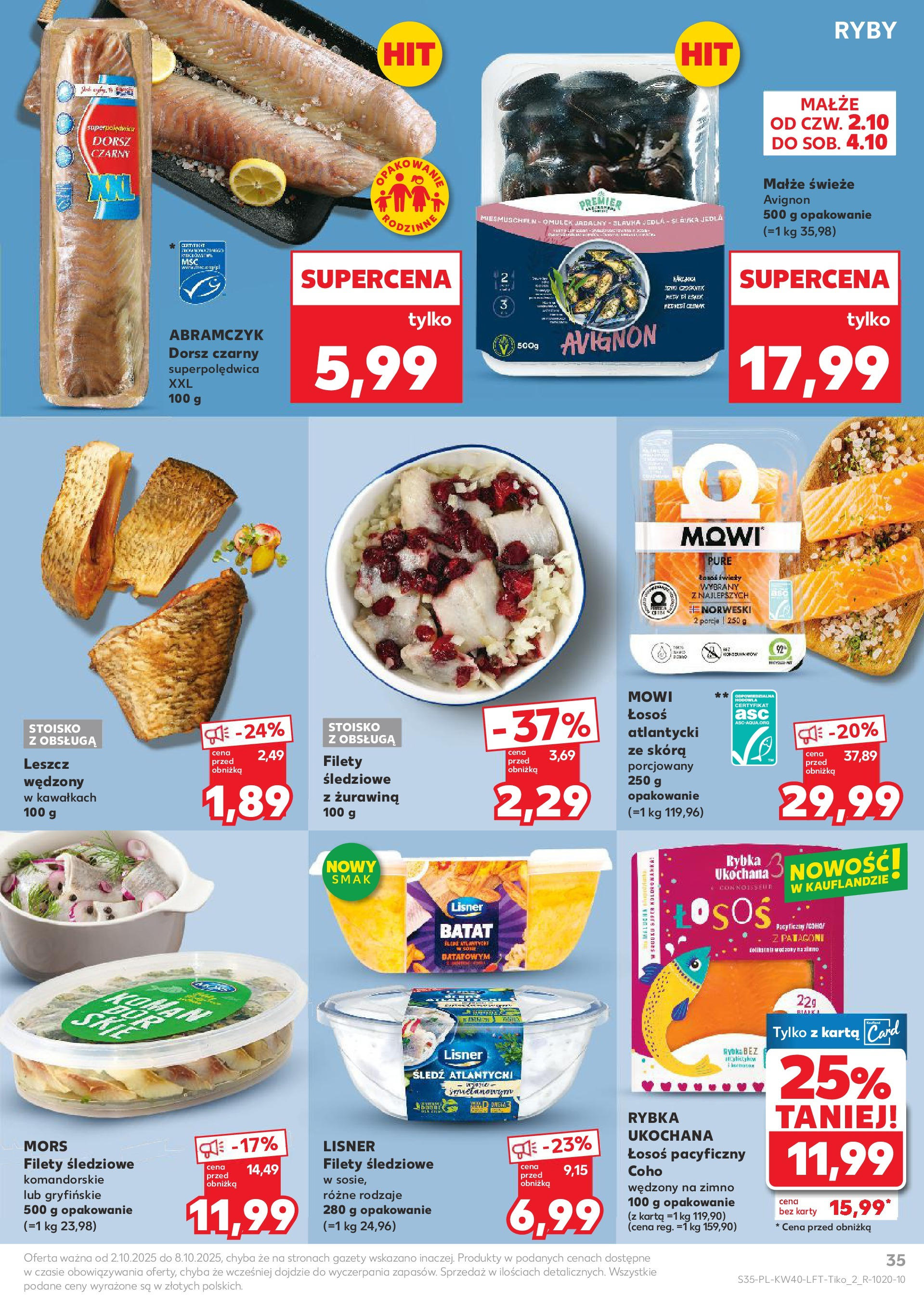 Kaufland gazetka od 02.10.2025 - od jutra PDF | Strona: 35 | Produkty: Kukurydza, Pomidory suszone, Sery, Zupa