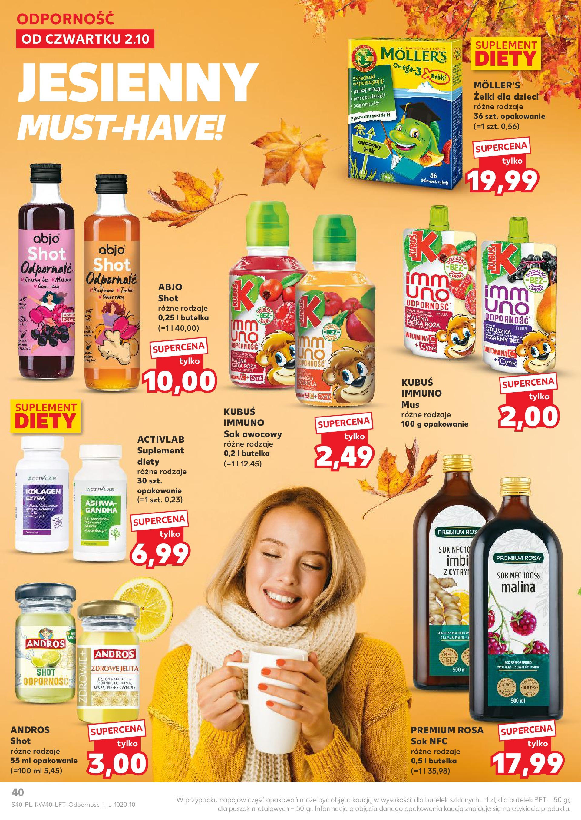 Kaufland gazetka od 02.10.2025 - od jutra PDF | Strona: 40 | Produkty: Mango, Gruszka, Porzeczka, Grejpfrut