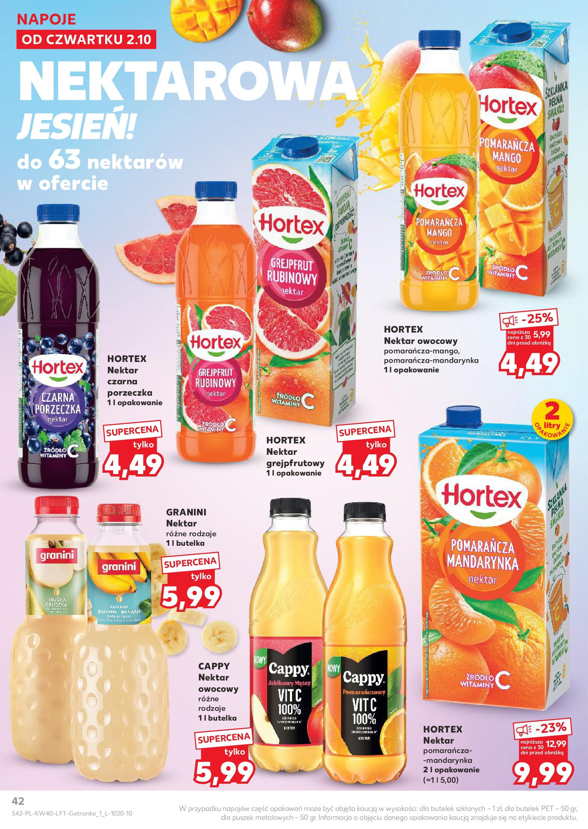 Kaufland gazetka od 02.10.2025 - od jutra PDF | Strona: 42 | Produkty: Cytryna, Limonka, Piwo, Somersby