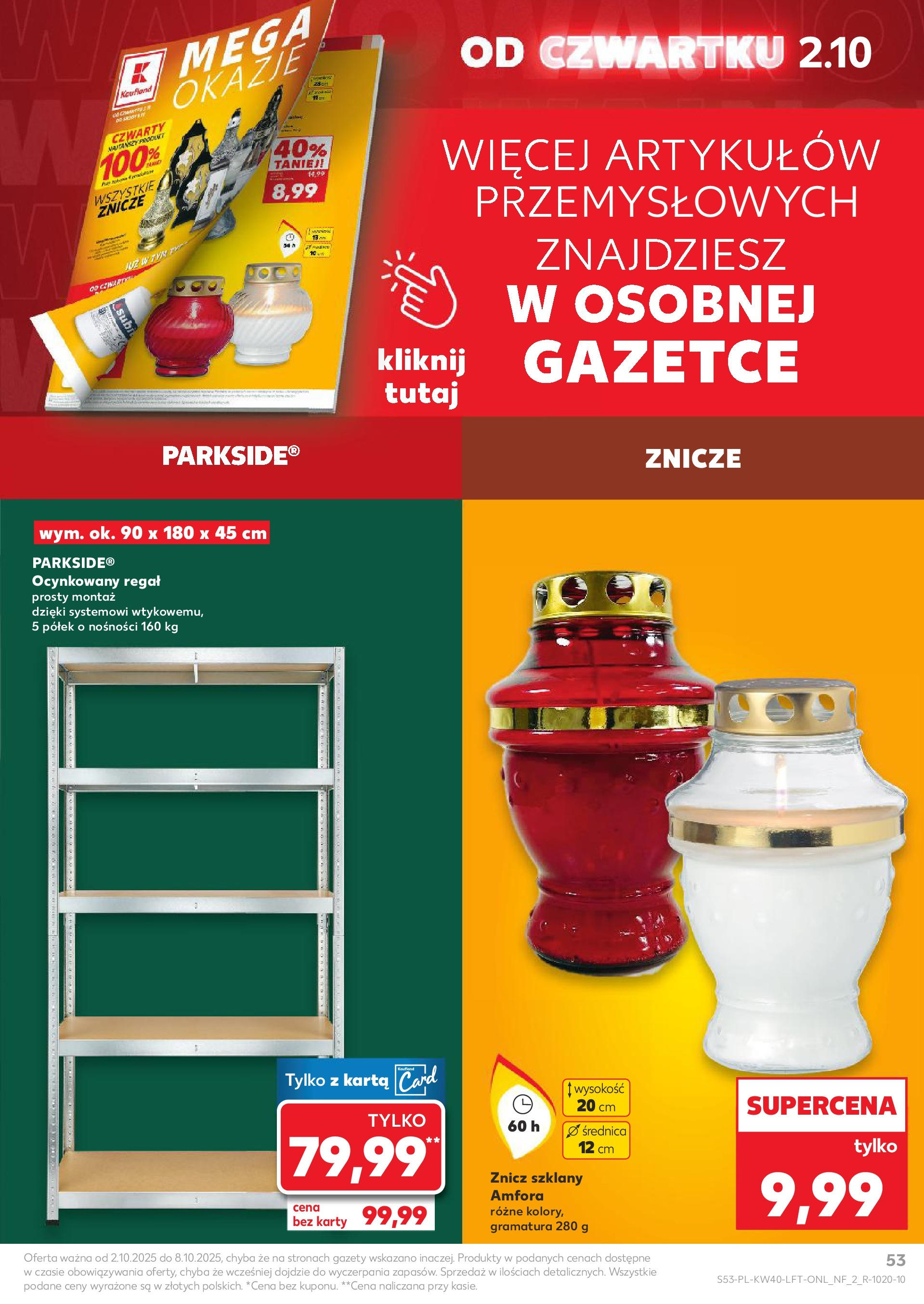 Kaufland gazetka od 02.10.2025 - od jutra PDF | Strona: 53