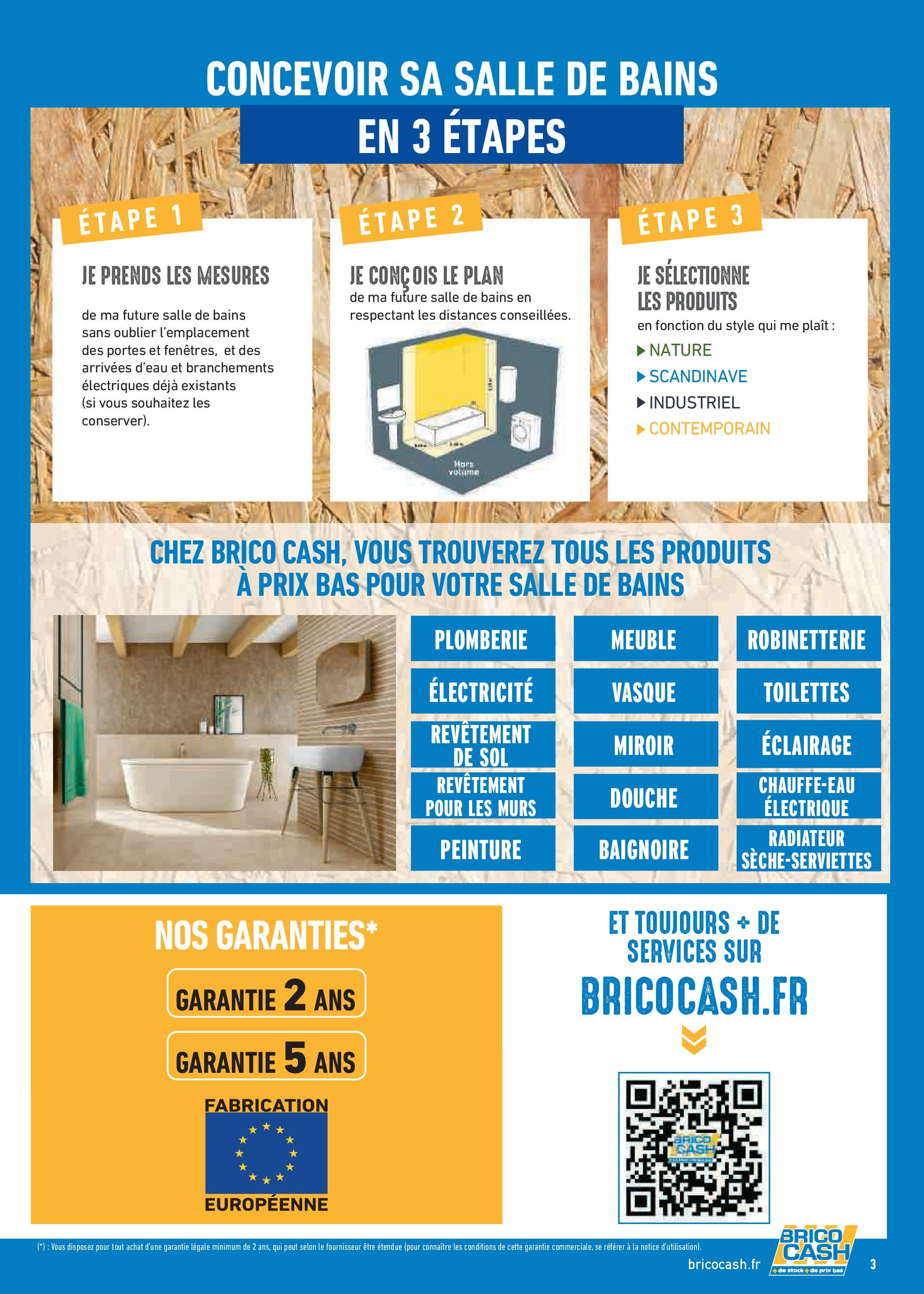 Brico Cash - Repensons votre salle de bains sans vous ruiner à partir du 02/10/2025 - promo en ligne | Page: 3 | Produits: Toilettes, Radiateur, Douche, Miroir