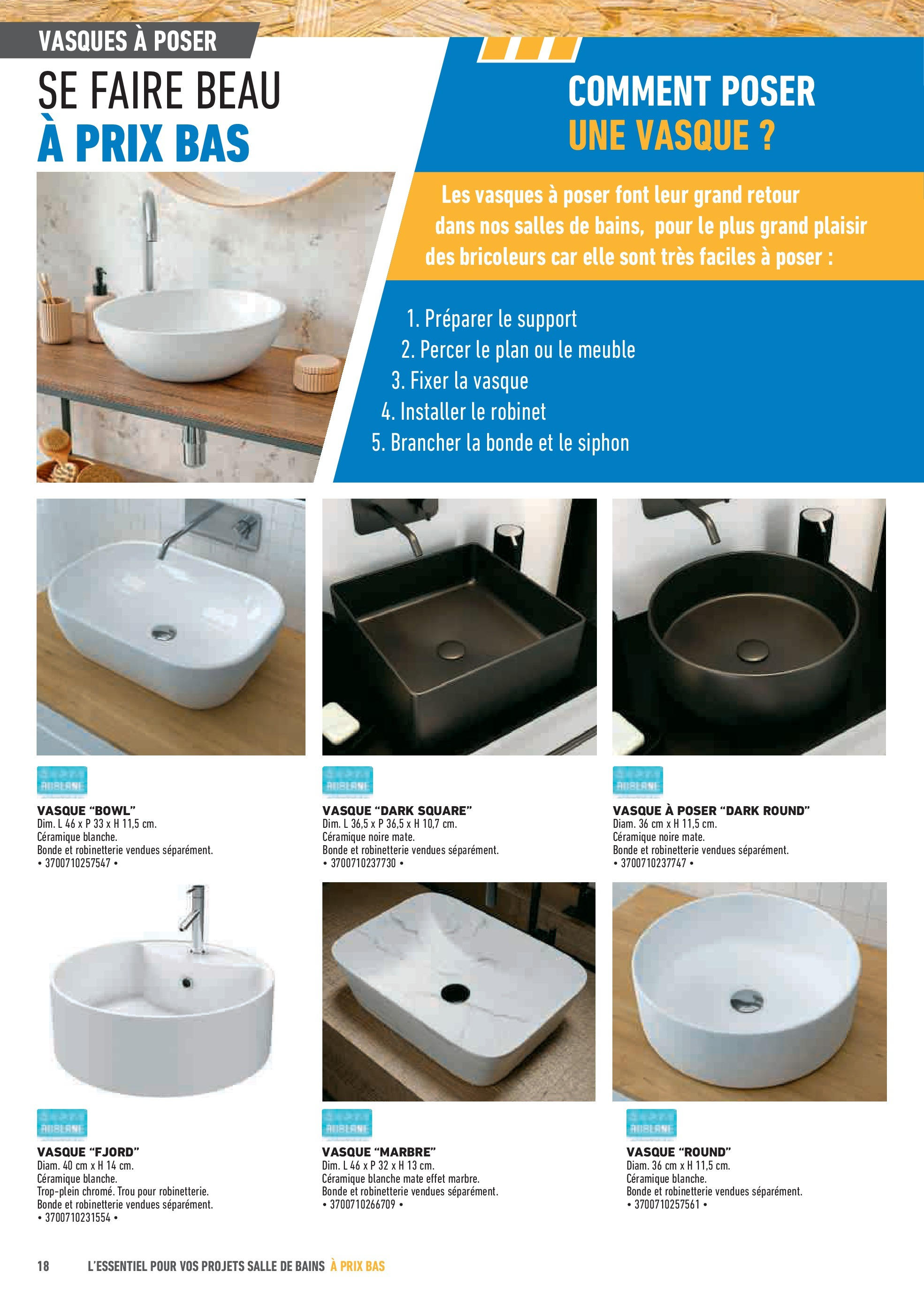Brico Cash - Repensons votre salle de bains sans vous ruiner à partir du 02/10/2025 - promo en ligne | Page: 18 | Produits: Meuble, Robinet