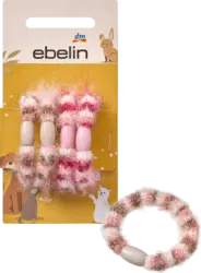 ebelin Haargummis weich, Pastellfarben
