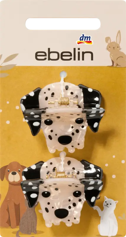 ebelin Haarklammern Dalmatiner