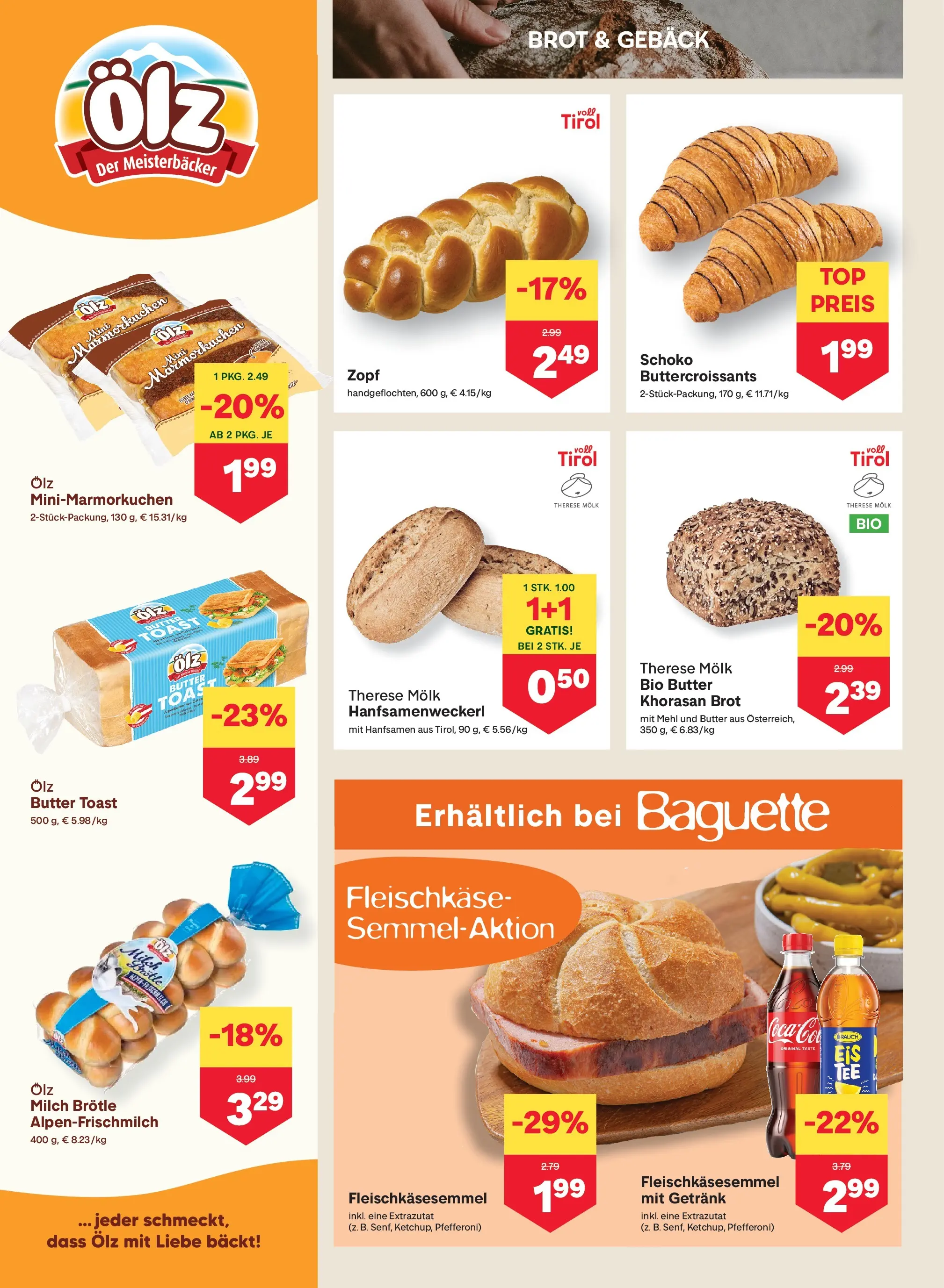 MPREIS Pfunds von 09.10.2025 - Aktuelle Angebote | Seite: 4 | Produkte: Jääkaappipakastin, Milch, Butter, Brot
