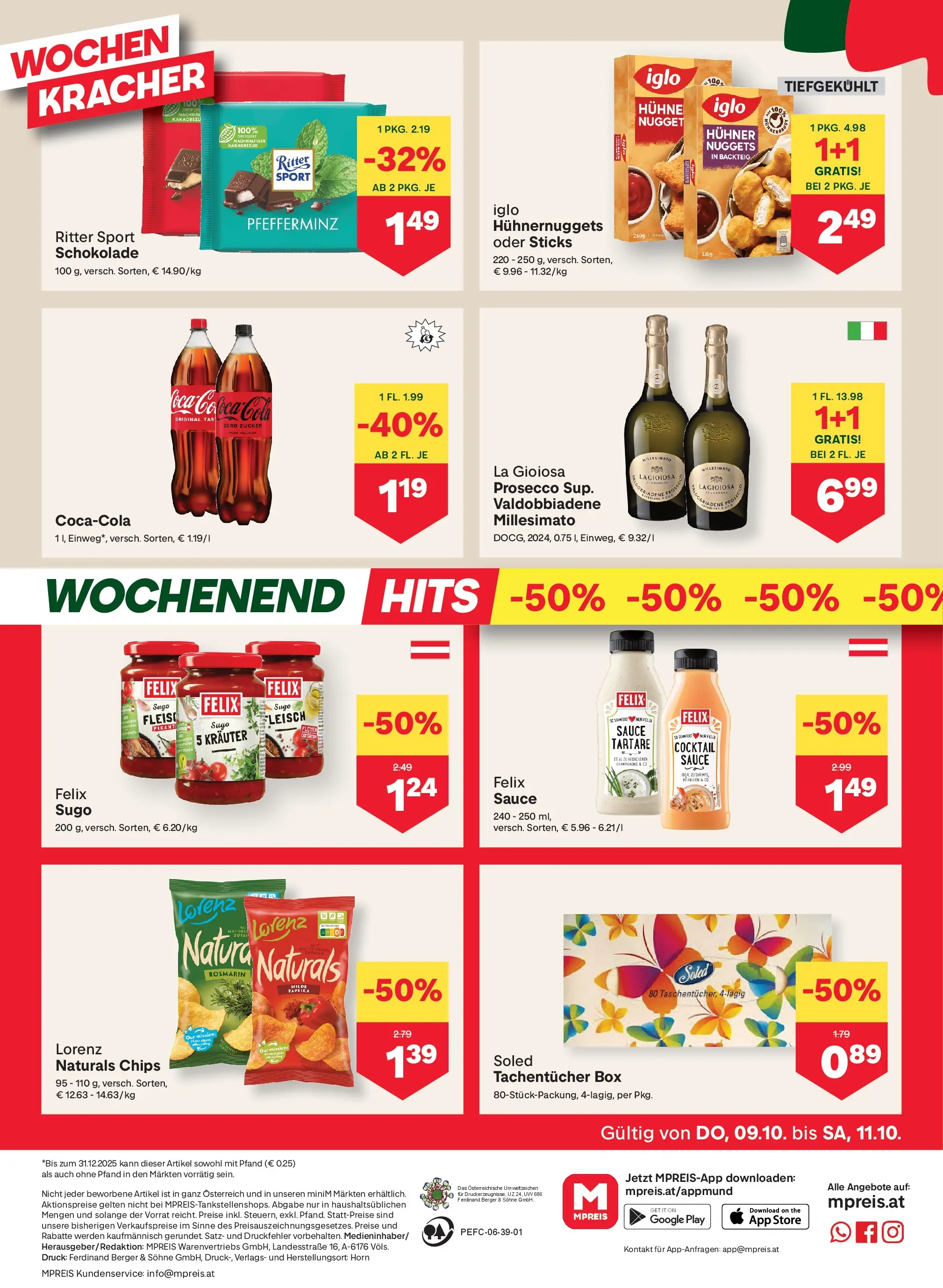 MPREIS Pfunds von 09.10.2025 - Aktuelle Angebote | Seite: 12 | Produkte: Chips, Zucker, Box, Schokolade