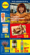Lidl újság érvényessége 2025.10.08-ig