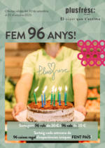 Plusfresc Fem 96 Anys! - hasta el 20.10.2025