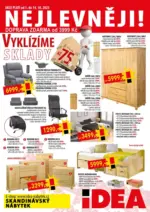 IDEA nábytek IDEA nábytek Aktuální leták – do 26.10.2025