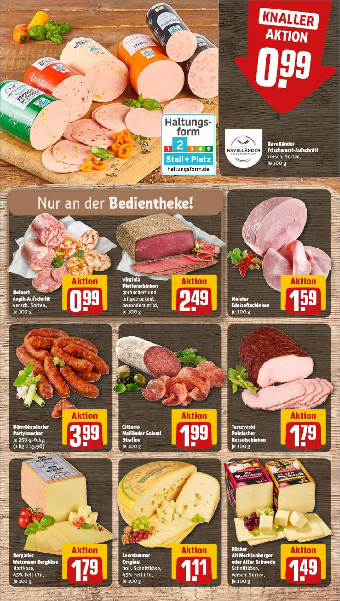 REWE Prospekt ab 06.10.2025 zum Blättern » Angebote | Seite: 9 | Produkte: Leerdammer, Salami