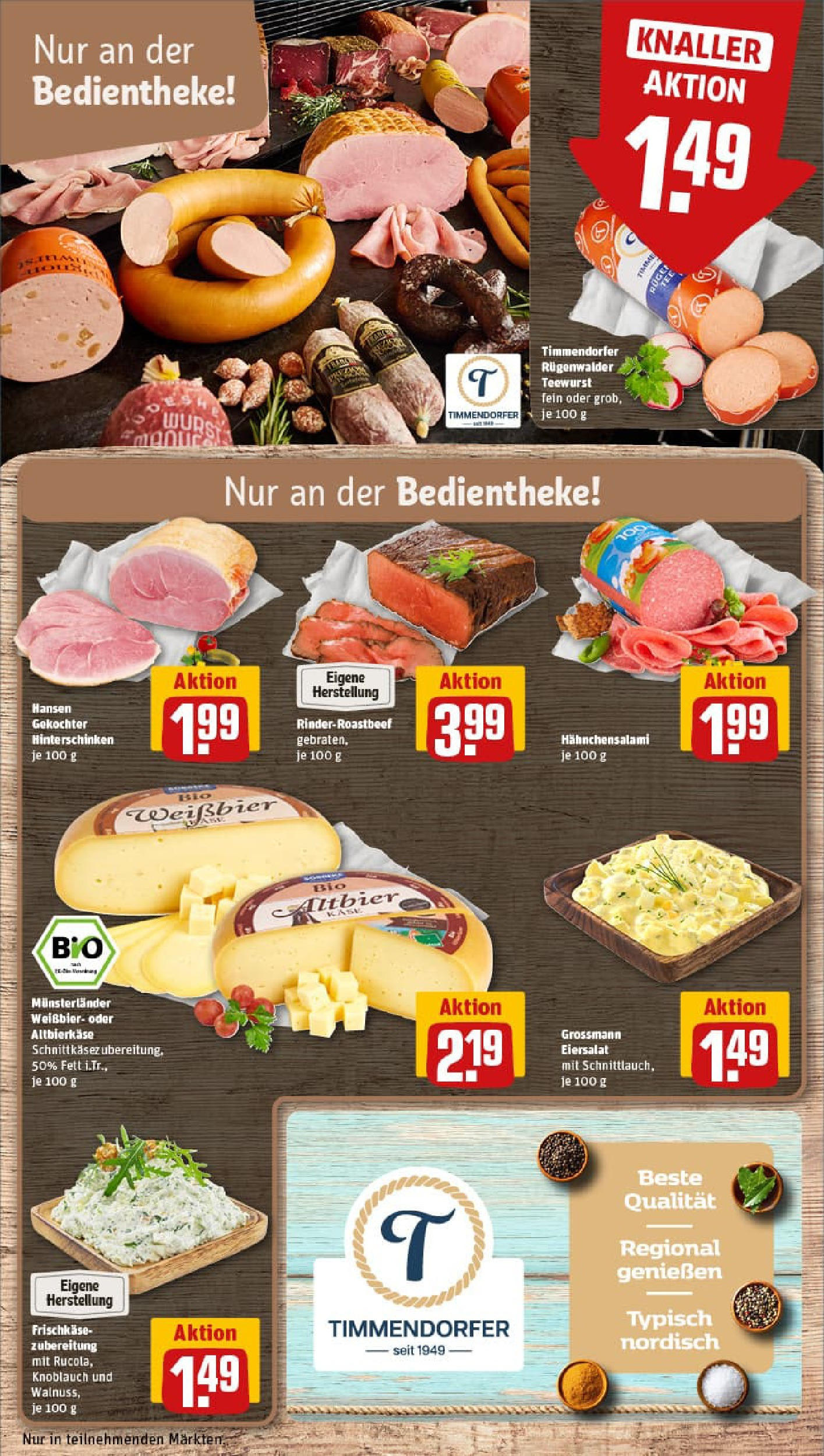 REWE Prospekt ab 06.10.2025 zum Blättern » Angebote | Seite: 11 | Produkte: Weißbier, Knoblauch, Salami, Frischkase