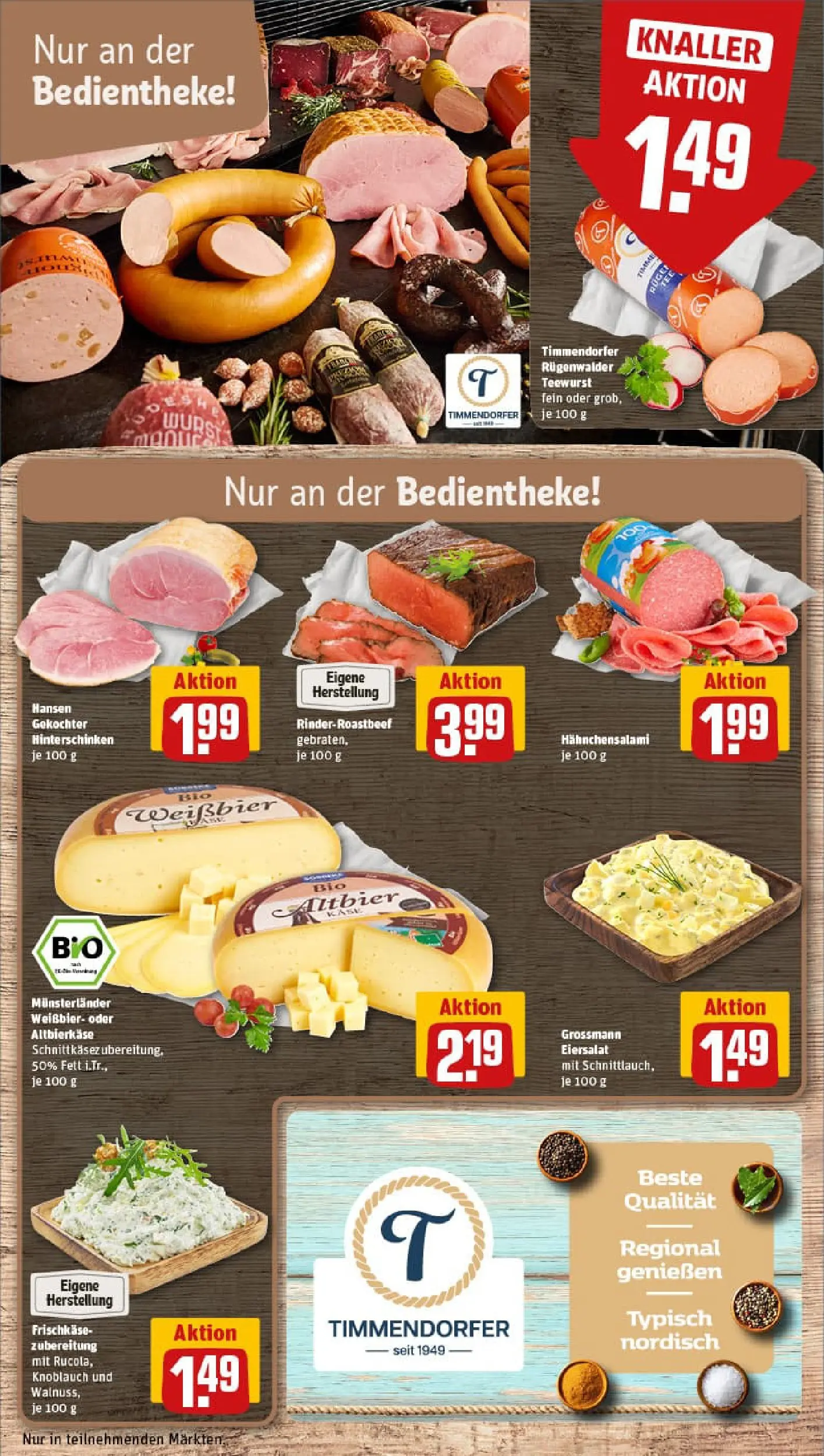 REWE Prospekt ab 06.10.2025 zum Blättern » Angebote | Seite: 13 | Produkte: Weißbier, Knoblauch, Salami, Frischkase