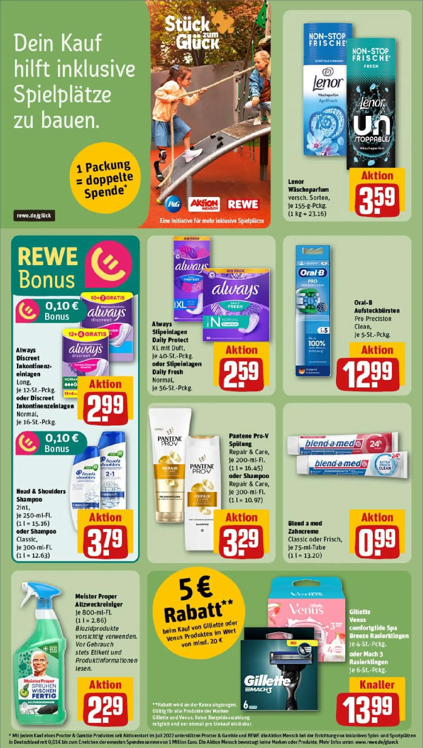REWE Prospekt ab 06.10.2025 zum Blättern » Angebote | Seite: 21 | Produkte: Spiel, Lenor, Head & shoulders, Shampoo