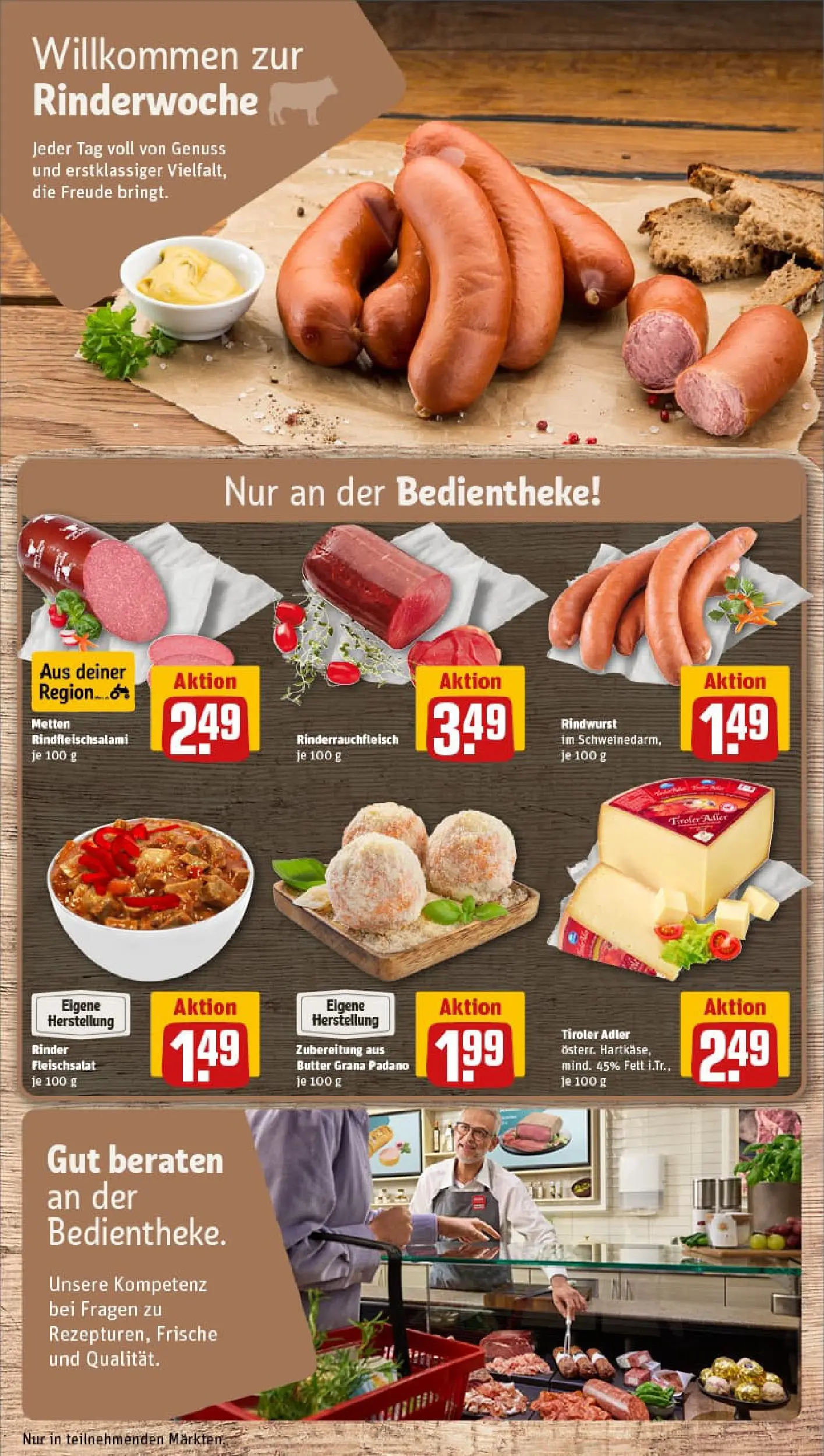 REWE Prospekt ab 06.10.2025 zum Blättern » Angebote | Seite: 11 | Produkte: Butter, Salami