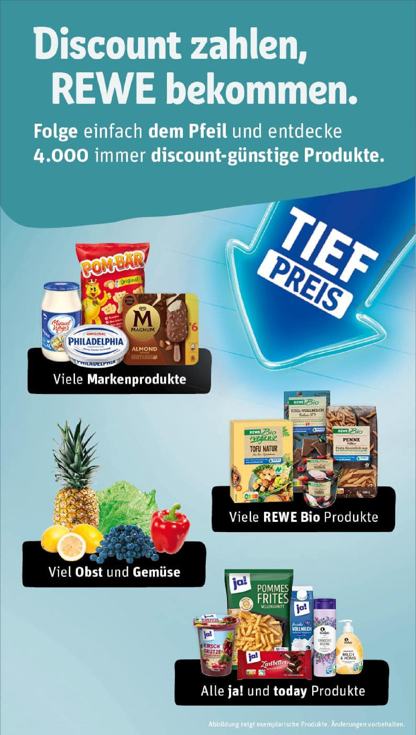 REWE Prospekt ab 06.10.2025 zum Blättern » Angebote | Seite: 29 | Produkte: Milch, Philadelphia, POM-BÄR, Pasta