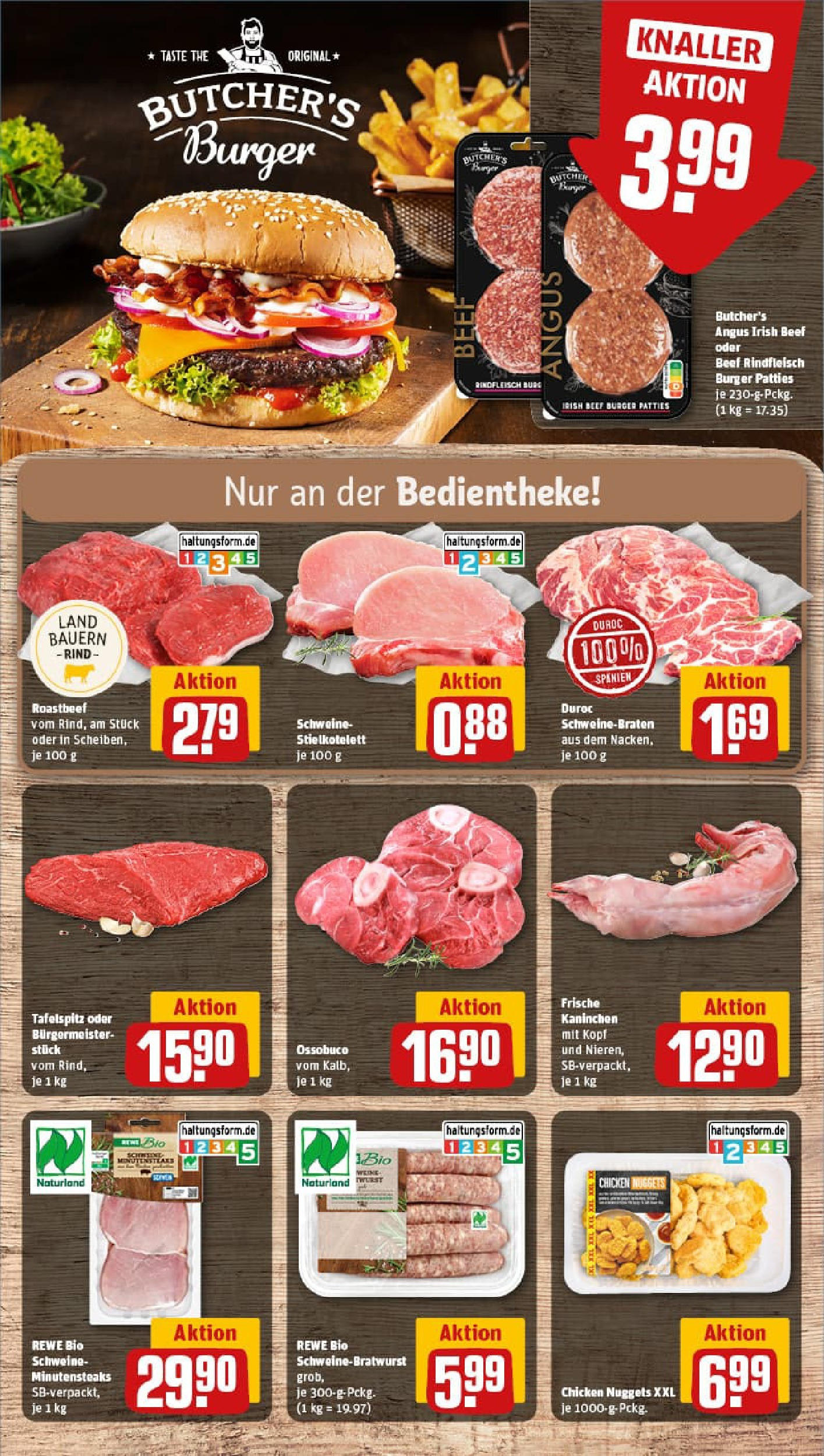 REWE Prospekt ab 06.10.2025 zum Blättern » Angebote | Seite: 8 | Produkte: Tafelspitz, Burger, Roastbeef, Rindfleisch