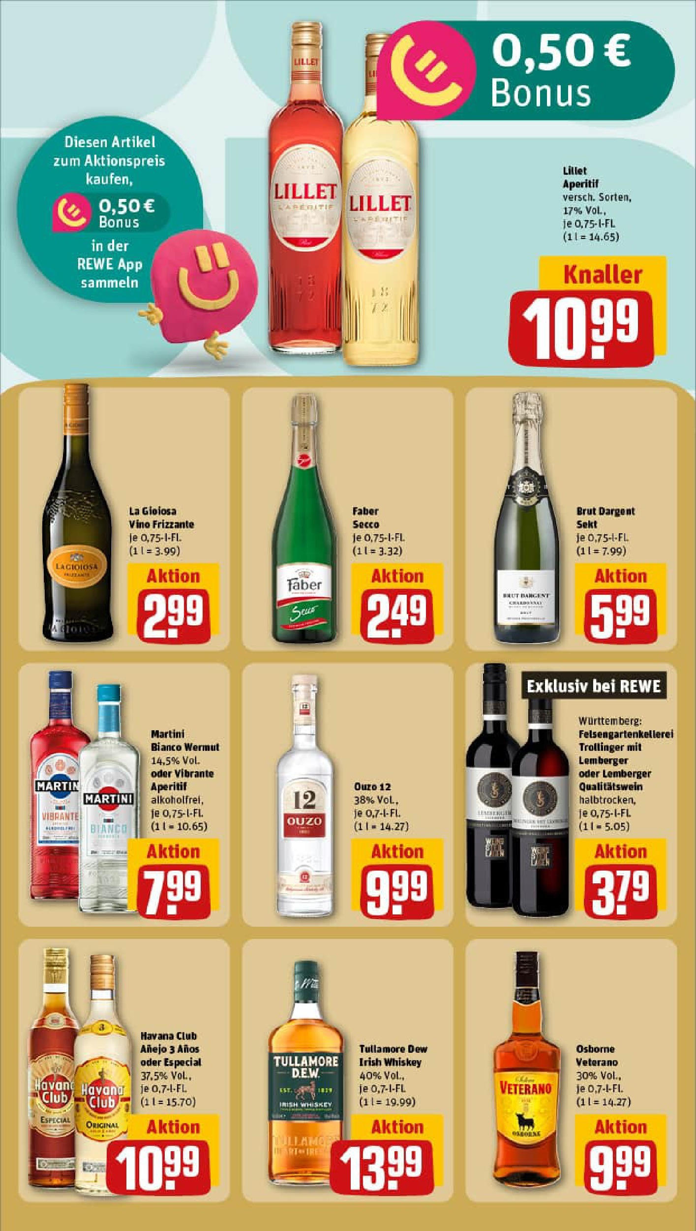 REWE Prospekt ab 06.10.2025 zum Blättern » Angebote | Seite: 19 | Produkte: Havana club, Sekt, Rum, Lillet