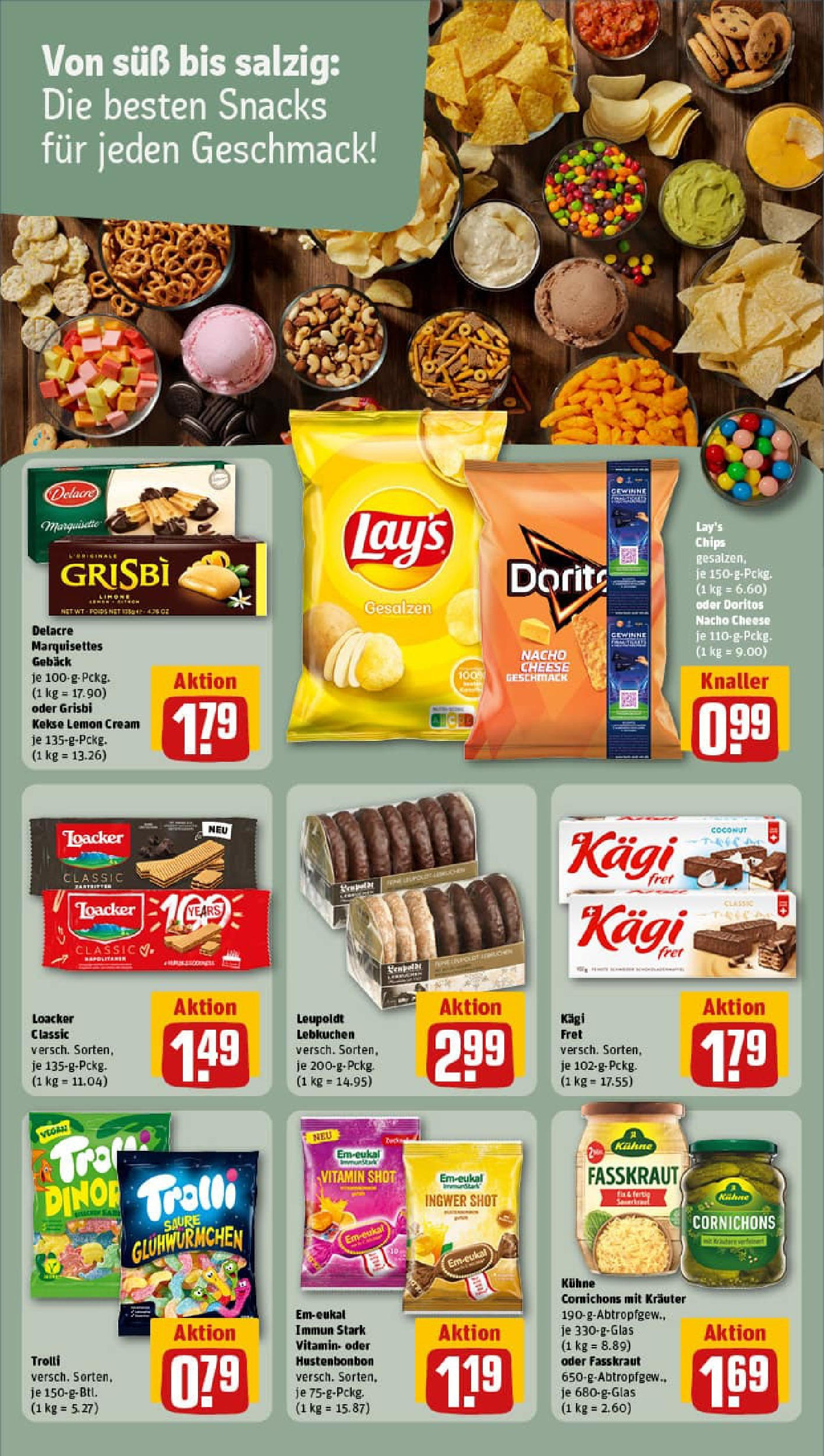 REWE Prospekt ab 06.10.2025 zum Blättern » Angebote | Seite: 12 | Produkte: Chips, Kekse