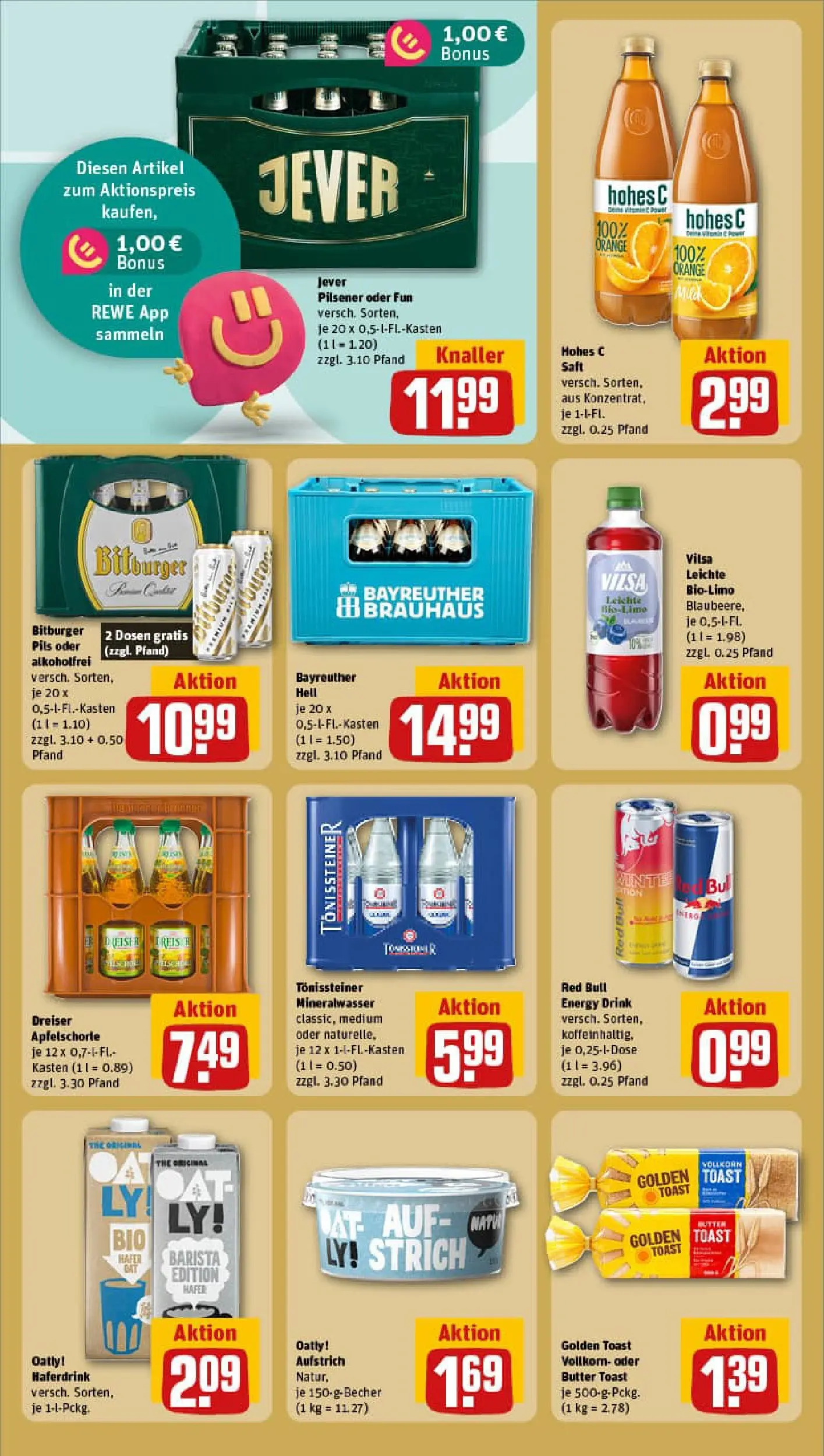 REWE Prospekt ab 06.10.2025 zum Blättern » Angebote | Seite: 16 | Produkte: Red bull, Energy, Pils, Saft