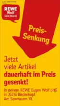 Rewe: Wochenangebote