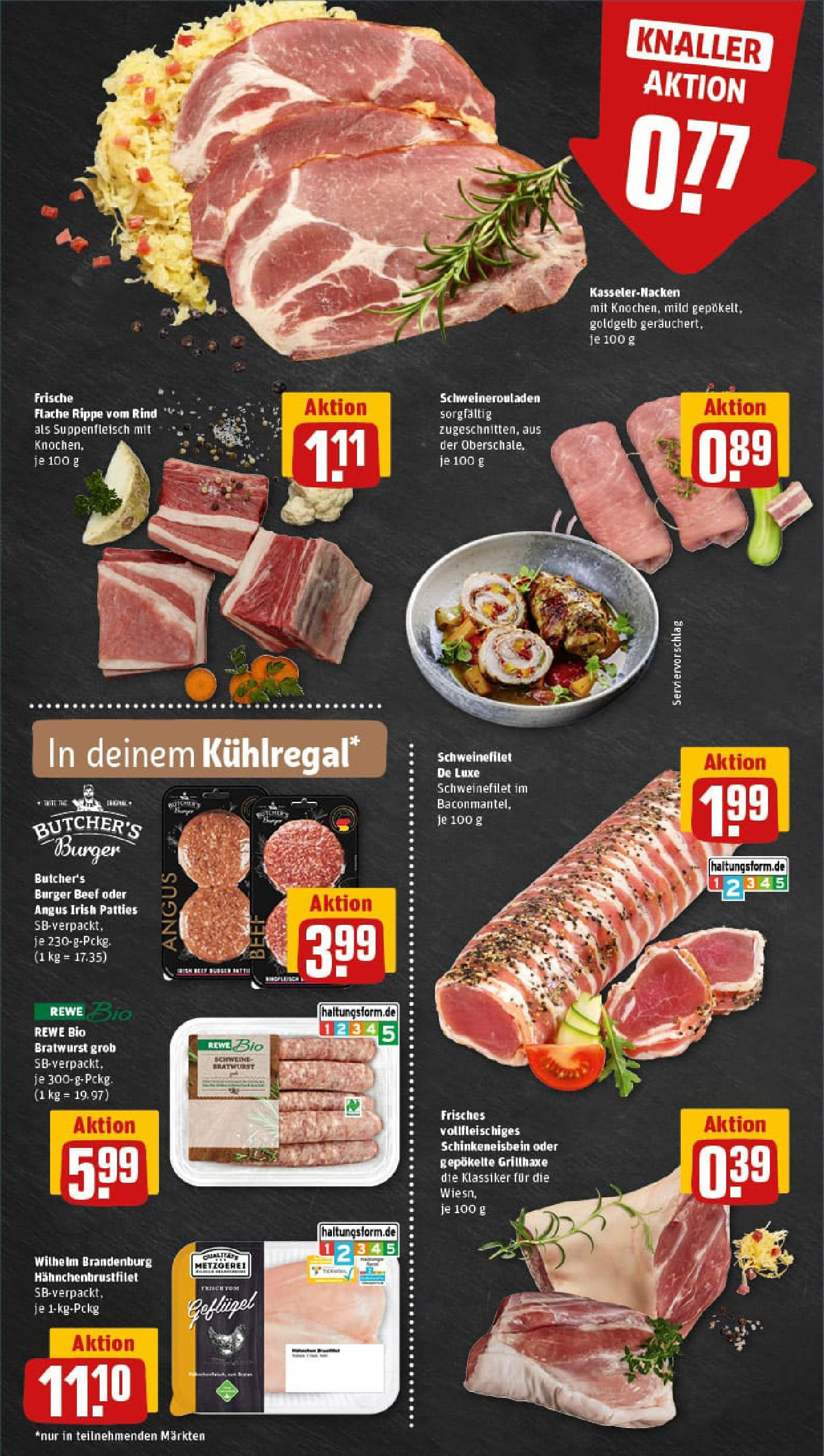 REWE Prospekt ab 06.10.2025 zum Blättern » Angebote | Seite: 6 | Produkte: Bratwurst, Burger, Schweinefilet, Suppenfleisch