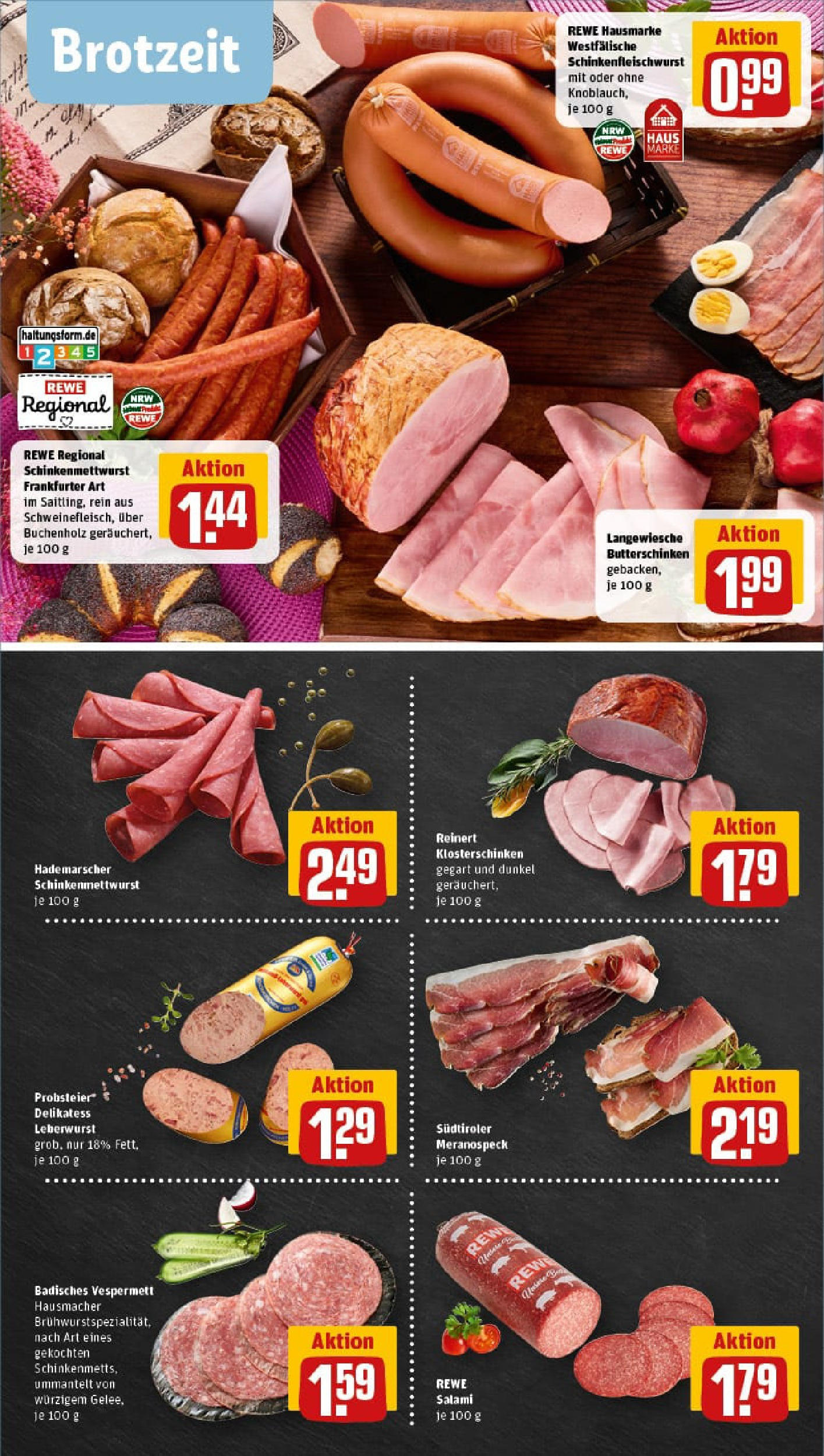 REWE Prospekt ab 06.10.2025 zum Blättern » Angebote | Seite: 8 | Produkte: Salami
